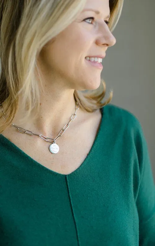 'You Make Me Better' Pendant Necklace