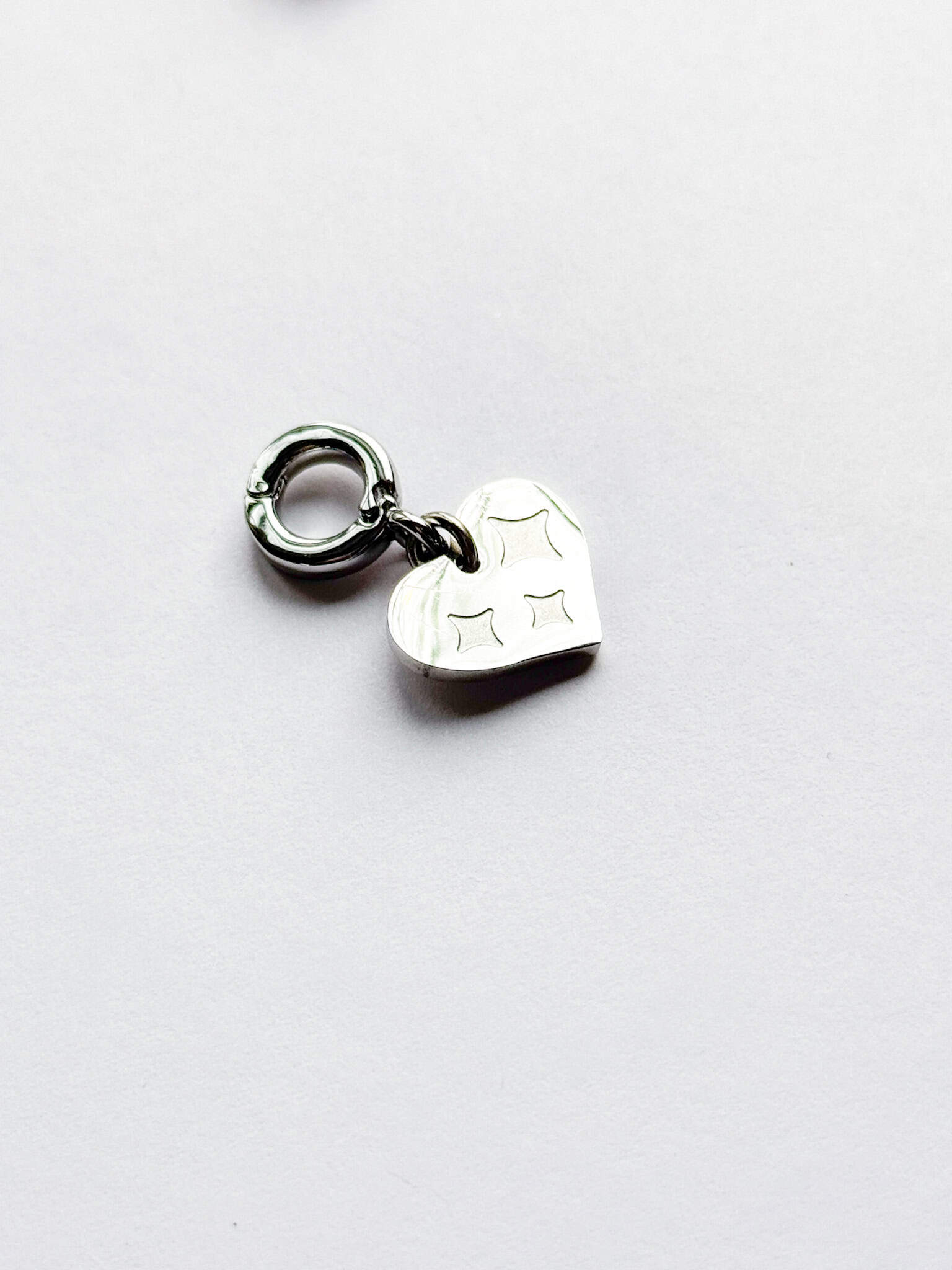 Silver Heart Charm