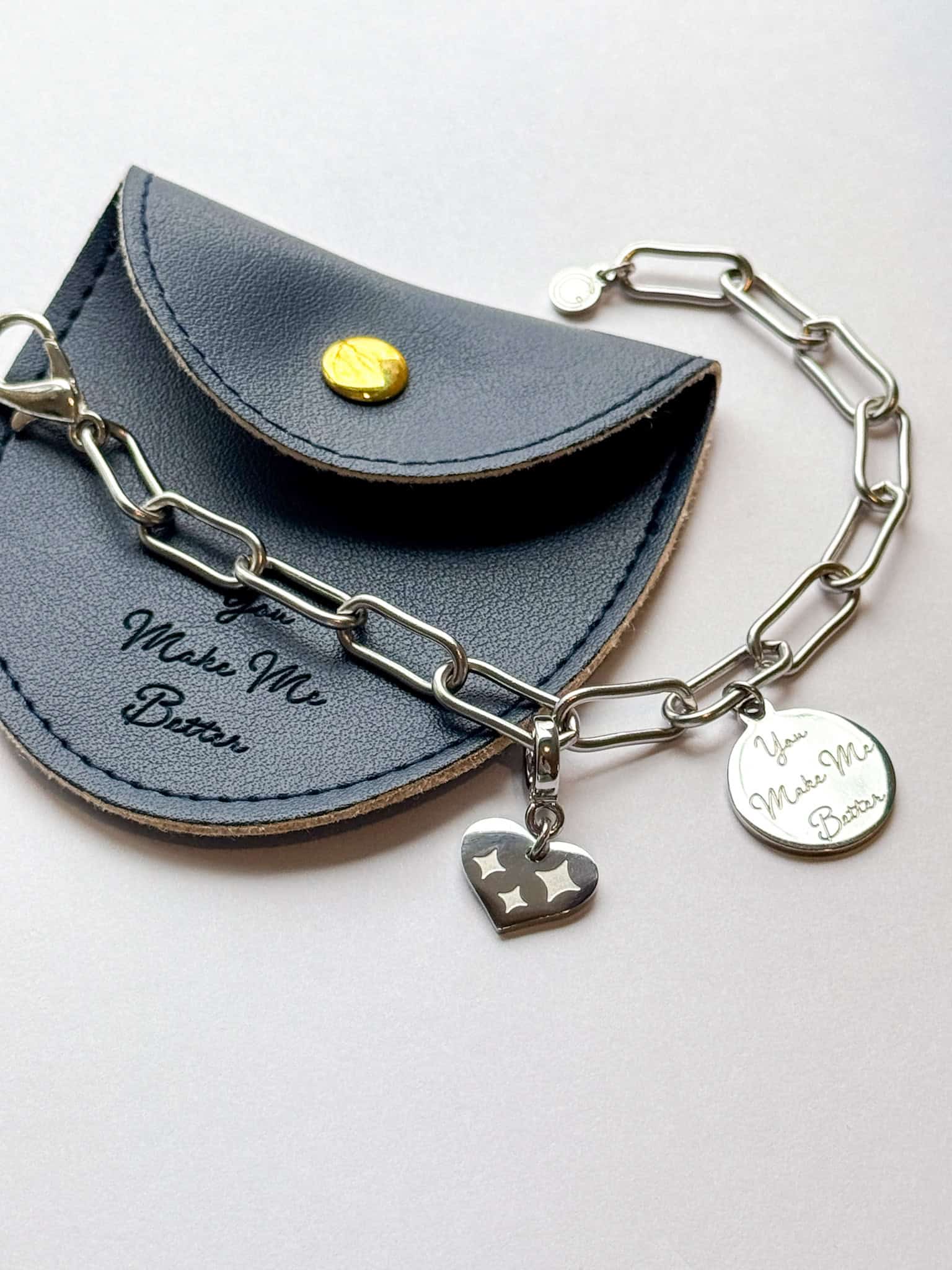 Silver Heart Charm - Image 4